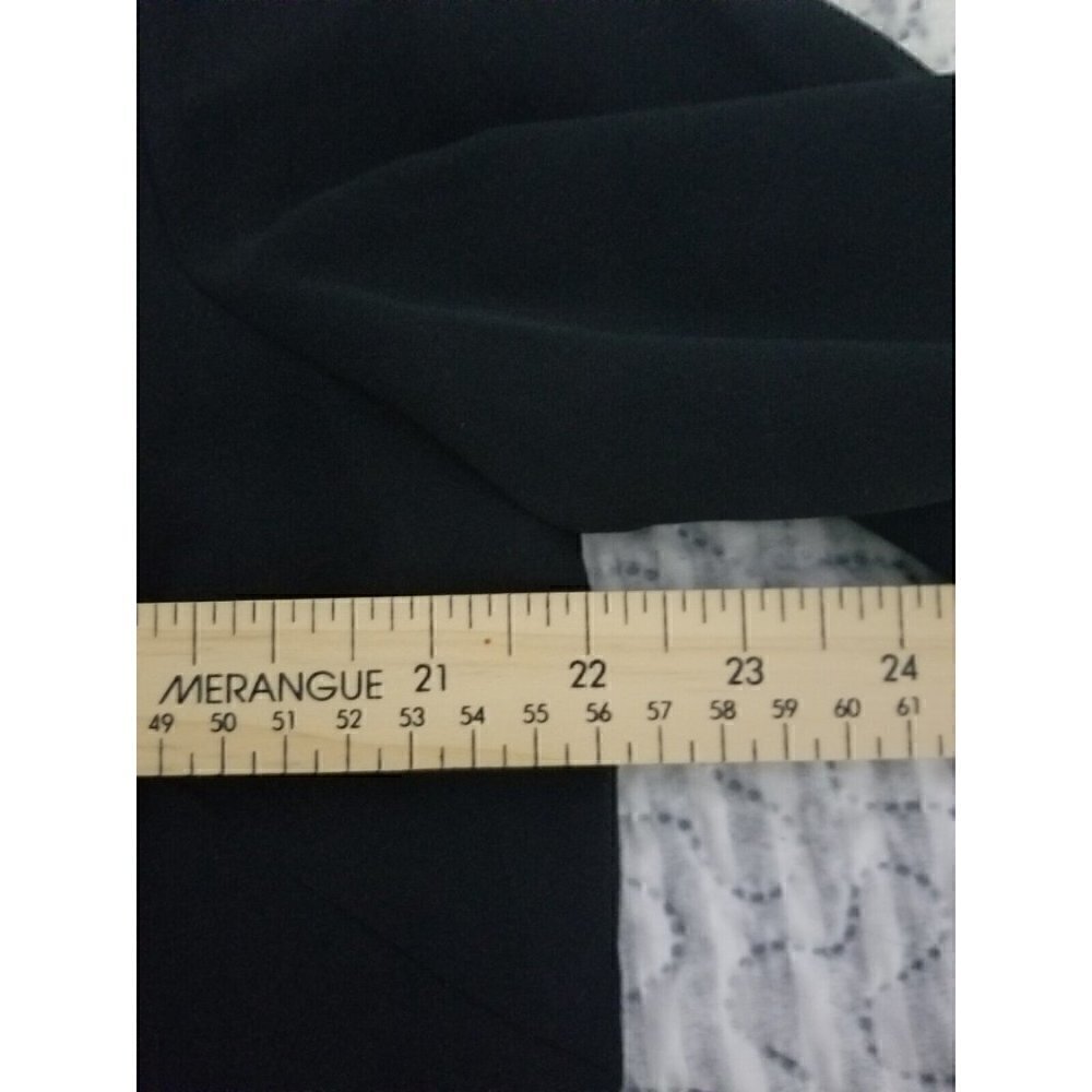 Teaberry Black Shift Dress With Peekaboo Sleeves And Metal Beading Size 14 - Picture 9 of 9